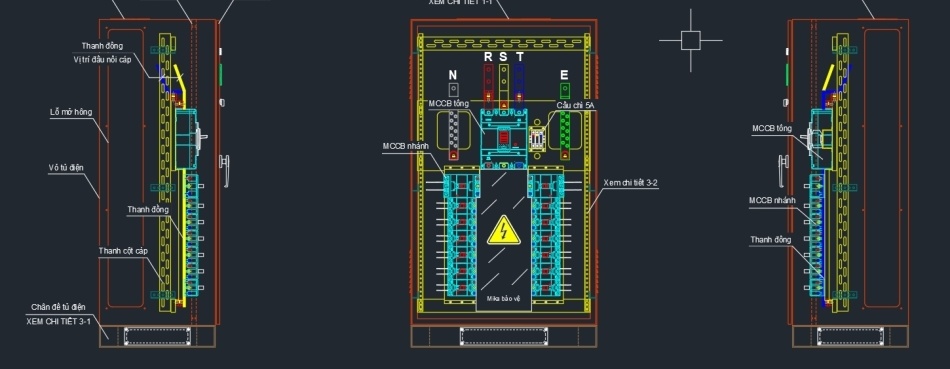 Bản vẽ thiết kế tủ điện - Ảnh 5